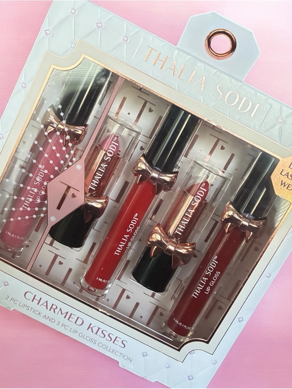 Thalia Sodi Charmed Kisses Lip Set — Pink & Red Shades